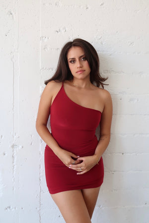 Wine Mini Ivey Dress