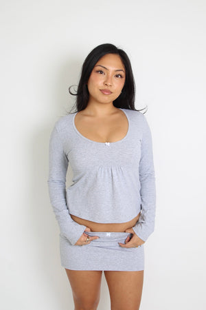 Heather Grey Gigi Top