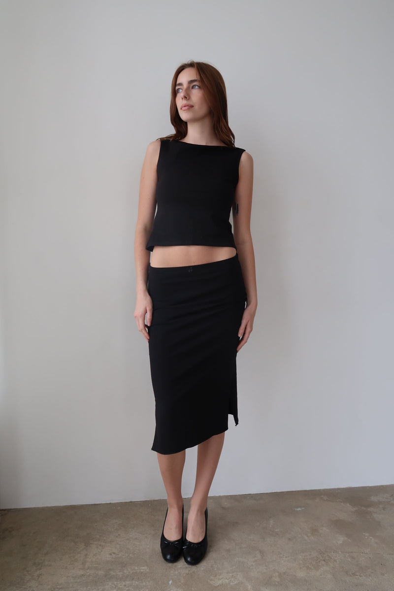 Black Demi Midi Skirt – HERR by Isabela